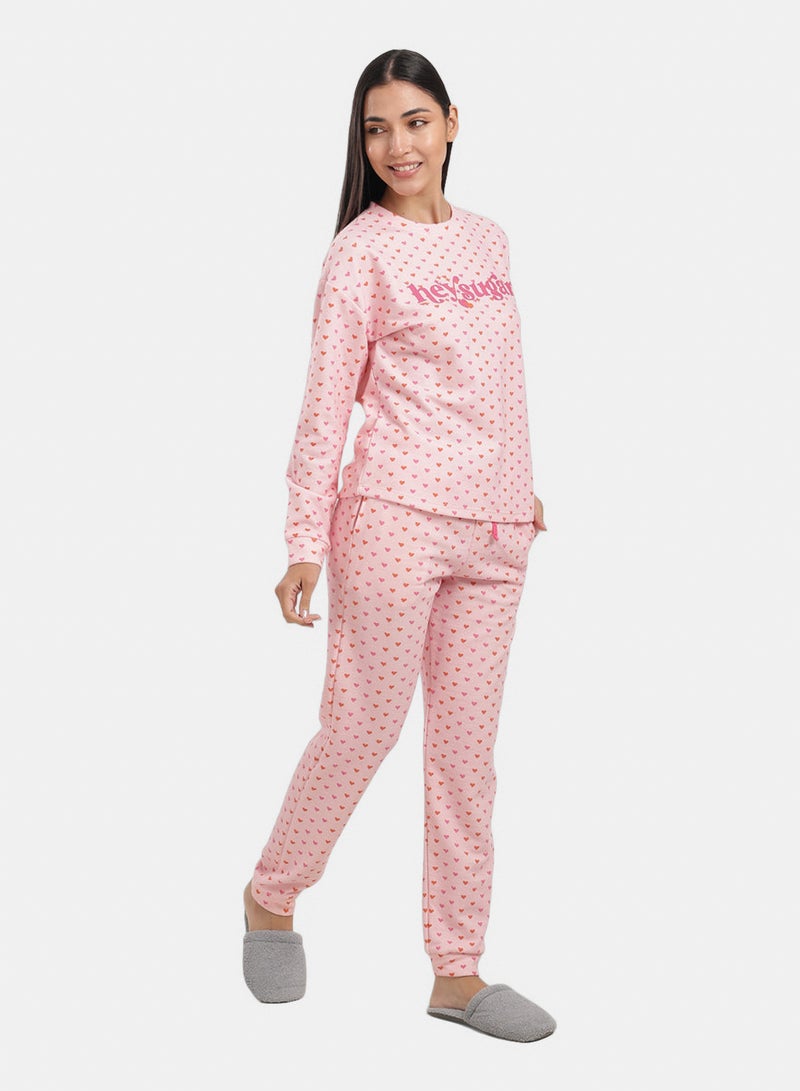 Carina "Hey Sugar" Print Pyjama Set - Image 2